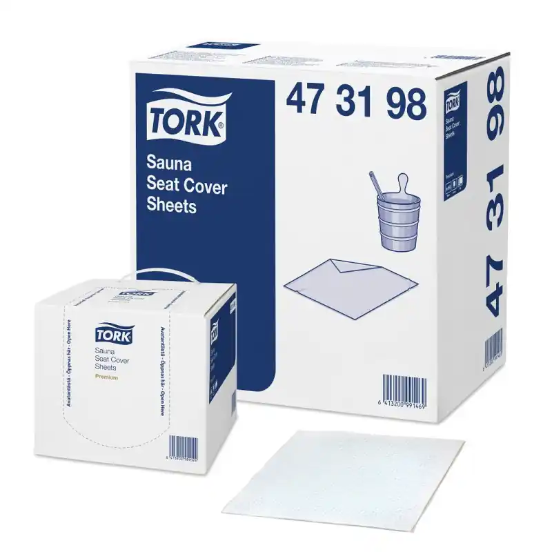 Marque Tapis de sauna à usage unique Tork, lot de 150